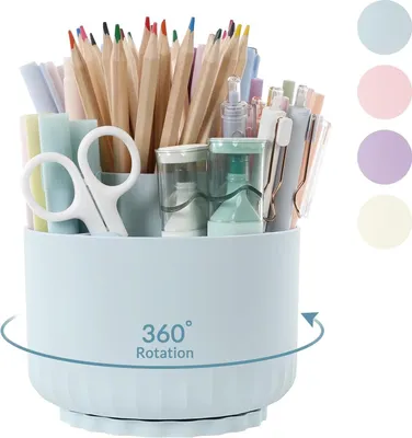 Produktbild von Schreibtisch Organizer 360° drehbar, 5 Fächer, platzsparend, für Büro, Schule, Zuhause