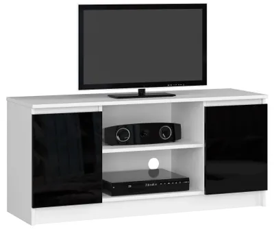 Obrázok produktu pre MOB, TV stolík - Darian (čierny vysoký lesk)