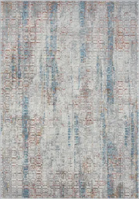 Produktbild von MY-RUG Teppich,Leikny, 230x160, Kurzflor-Teppich, grau, weich, gemütlich, mit schönem Muster, flachgewebt, rechteckig