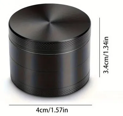 Immagine prodotto di Macinino per erbe aromatiche manuale da 4 cm – Macinino manuale per erbe aromatiche da cucina