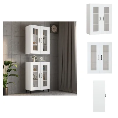 Obrázok produktu pre vidaXL Nástenná skrinka biela 69,5x34x90 cm - Príborníky