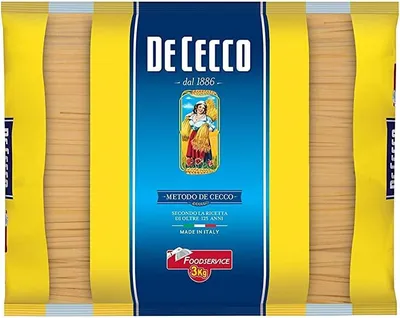 Produktbild von De Cecco Spaghettoni n°412 Pasta di Semola di Grano Duro Hartweizengrieß Pasta 100% Italienische Pasta Längliche Pasta Packung mit 3Kg