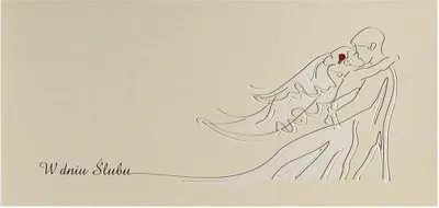 Produktbild von Hochzeitskarte DL SDP01 – Pocałuenk – MAK