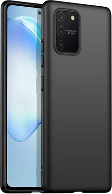 Immagine prodotto di Custodia Galaxy S10 Lite, sottile PC opaco anti-impronte protettive per Samsung Galaxy S10 Lite Nero