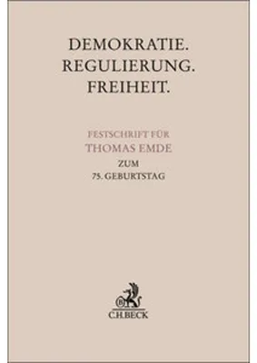 Obrázek produktu pro Demokratie. Regulierung. Freiheit.