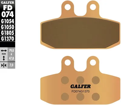 Immagine prodotto di Pastiglie per freni GALFER "FD074 Set G1370, Sinterm