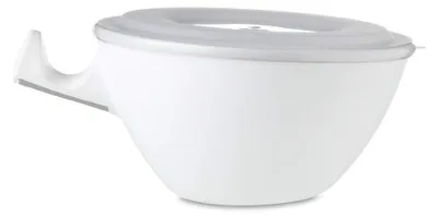 Essschale 750 ml, Porzellan/Kunststoff, Weiß, mikrowellengeeignet