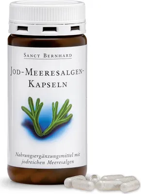 Produktbild von Sanct Bernhard Jod-Meeresalgen - 180 Kapseln