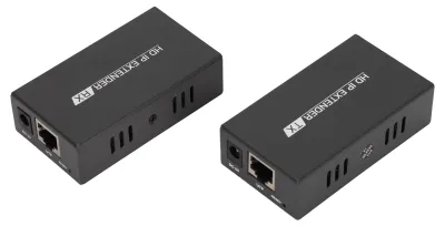 Image de Extension IP HDMI 200 m, 1920 x 1080p, adaptateur HDMI vers RJ45 avec prise européenne