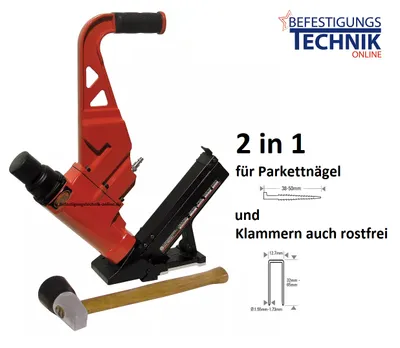 Image de Cloueur de parquet pneumatique 38-50mm pour clous de parquet Bostitch MIIIFN FLN et MIIIFS S4 KL-41
