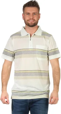 Produktbild von Herren Poloshirt T-shirt Polo-Hemd Kurzarm,  Gelbgrün M