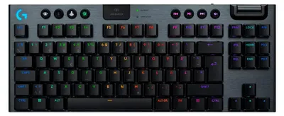 Zdjęcie produktu dla Logitech G G915 X LIGHTSPEED, Przewodowy i Bezprzewodowy, USB + RF Wireless + Bluetooth, Mechaniczna, QWERTY, LED, Czarny