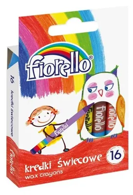 Image de Craie bougie 16 couleurs FIORELLO
