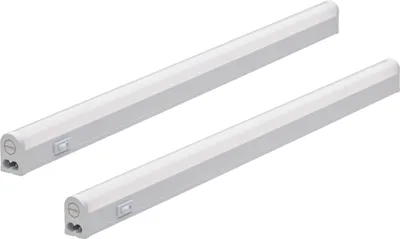 Produktbild von 2er Set Oktaplex Unterbauleuchte Küche 54 cm Unterschranklampe LED neutralweiß 4000K 8,8W mit Schalter