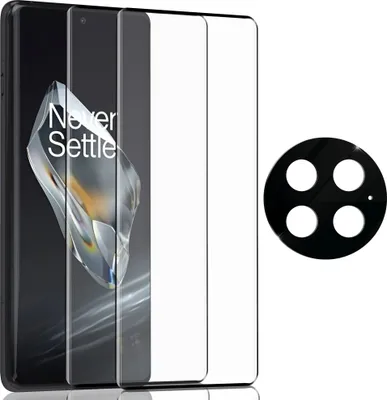 Produktbild von 2-Pack OnePlus 13 Displayschutzfolie und 1-Pack Linsenschutz – gehärtetes Glas 9H – Sup-Qualität 3D