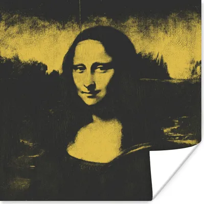 Produktbild von MuchoWow® Poster Mona Lisa - Leonardo da Vinci - Kunst 30x30 cm - Wandposter - Printing