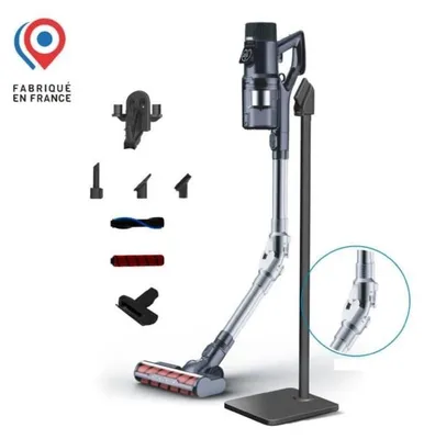 Produktbild von Akku-Staubsauger EZICLEAN Cycloboost FR15 Animal, 450 W, 80 Min Laufzeit, 30 kPa, Schwarz