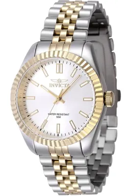 Zdjęcie produktu dla Invicta Specialty 47500 Zegarek Damski - Mechanizm Kwarcowy - Stal Nierdzewna z Srebrną Tarcza - 36 mm