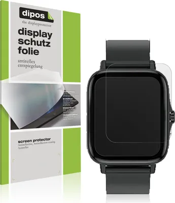 Produktbild von 6x Schutzfolie für Kaseemi 1,7 Zoll Smartwatch matt Displayschutzfolie Folie Display Schutz dipos