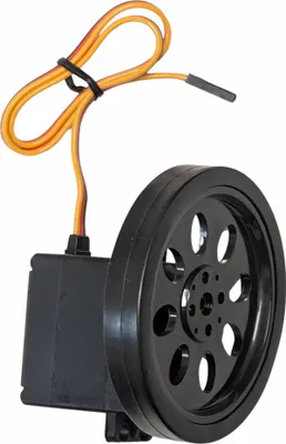 Produktbild von Rad / Felge mit Gummilauffläche für 360° Servos