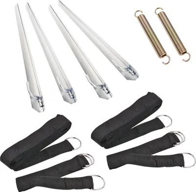 Produktbild von 2er Set Sturmband 12,5 Meter Schwarz Nylongewebe für Vorzelte & Markisen