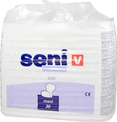 Produktbild von San Seni Vlies Maxi anatom. Vorlage, 30 St