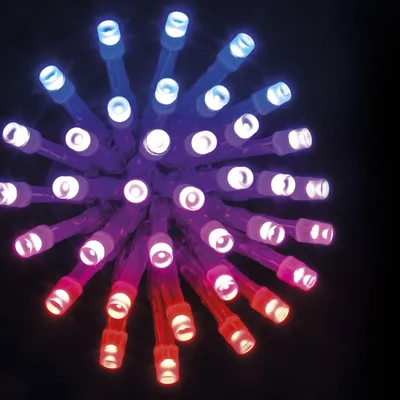 Zdjęcie produktu dla Lampki zewnętrzne wielokolorowe, 100 LED