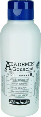 Produktbild von Schmincke AKADEMIE Gouache Weiß, deckend 250ml 22 100 027