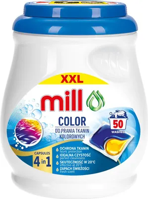 Produktbild von Kapsułki do prania Mill Professional Kolor 50 sztuk