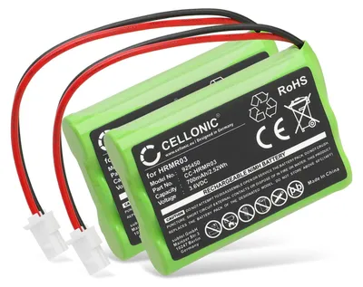 Immagine prodotto di subtel 2x Batteria per Babyphone Compatibile con Motorola MBP36S, MBP36, MBP482, HRMR03 – (700mAh, 3.6V)