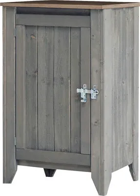 Produktbild von Gartenschrank/Outdoorküche Konsta Typ 559 inkl. 1 Tür 60 x 40 x 88 cm hellgrau
