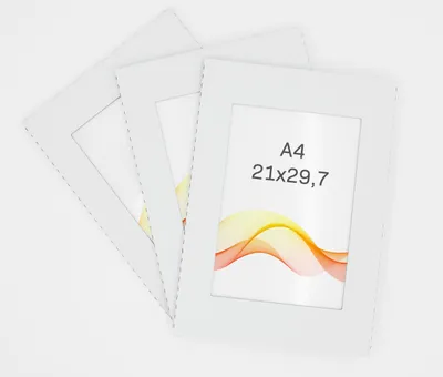 Produktbild von RAWWEST.BIS 3er-Set Rahmenloser Bilderrahmen A4 21x29,7 Cliprahmen mit Kunstglas Plexi