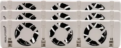 Obrázok produktu pre RealPower HL-3, Elektrický ohrievač s ventilátorom, Vnútorný, Podlaha, Biela, 100 - 240 V, 50/60 Hz