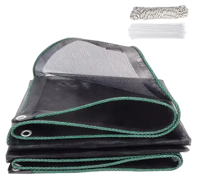 Immagine prodotto di Rete ombreggiante, protezione UV, struttura resistente, colore nero, dimensioni 3x4 metri