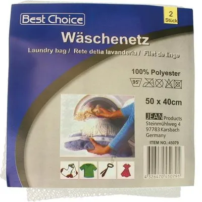 Produktbild von Wäschenetz 2er XL 50x40cm m.Reissverschluss