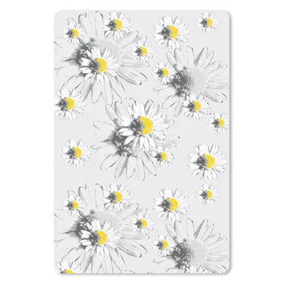 Produktbild von MuchoWow® Mauspad Mousepad Gänseblümchen - Kamille - Blumen - Muster 18x27 cm - Mousepads - Maus Mat - Pad - Mausunterlage