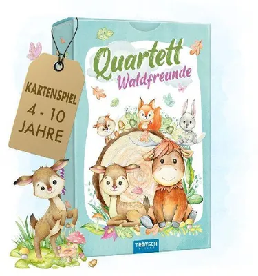Produktbild von Trötsch Quartett Spiel Waldfreunde