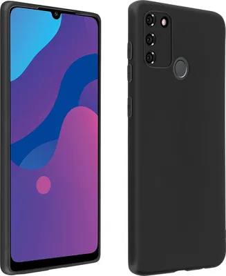 Produktbild von Avizar, Gelhülle für Honor 9A, Schwarz