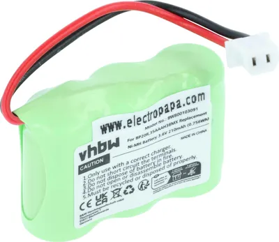 Produktbild von vhbw Akku kompatibel mit Dogtra 200NCP, 210NCP, 175NCP, 150NCP, 1800NC, 200NCP Gold series, 202NCP Hundehalsband Hunde-Trainer (210 mAh, 3,6 V, NiMH)