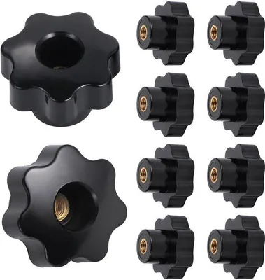 Imagen del producto de Pomo de fijación M8, , de plástico, con 7 puntos