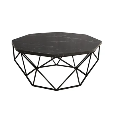 Produktbild von Skye Decor, Diamond - Black Marble, Couchtische, Schwarz, 90 x 38 x 90 cm