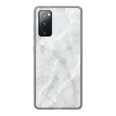 Produktbild von MuchoWow® Handyhülle Schutzhülle Hülle für Samsung Galaxy S20 FE Marmor - Weiß - Muster - Stein - Marmoroptik Silikon Softcase Handy Hülle - Abdeckung