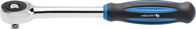 Produktbild von Ratsche mit drehbarem Griff 1/4", 60 Sperrklingen, CrMo