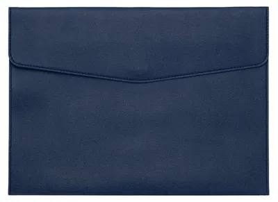 Produktbild von A4 Ordner Dokumentenmappe Organizer Aktentasche Marineblau Kunstleder 330x240mm