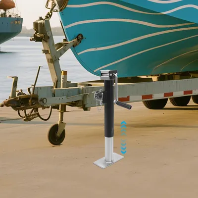 Imagen del producto de Elevador para remolques de 10 pulgadas, con soporte y alta capacidad