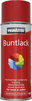 Produktbild von Primaster Lackspray 400 ml feuerrot seidenglänzend