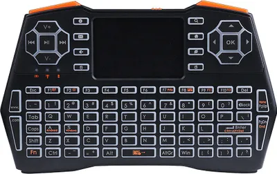 Produktbild von i8 Plus 2.4G kabellose Tastatur Air Flying Mouse Mini kabellose Tastatur dreifarbige Tastatur mit Hintergrundbeleuchtung Englisch eingebauter Lithium-Akku