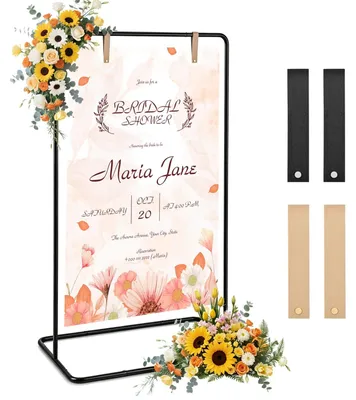 Produktbild von Verstellbarer Halter für Willkommensschilder, ideal für Hochzeiten