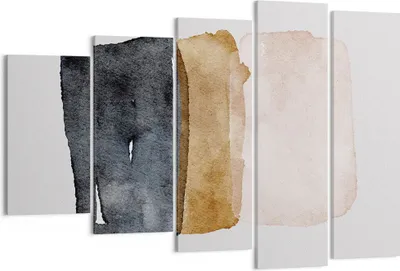 Produktbild von Bild auf Leinwand - Leinwandbild - 5 Teile - Abstraktion die Farben Aquarell - 150x100cm - Wand Bild - Wanddeko - Wandbilder - Leinwanddruck - Bilder - Wanddekoration - Leinwand bilder EG150x100-4947