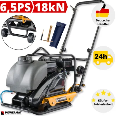 Obrázok produktu pre POWERMAT Vibračná doska 90kg 6,5HP PM-SZG-90M